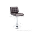 LS-11034 fabric leisure chair with chromed steel feet